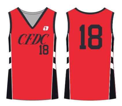 Custom CFDC Basketball Jersey No Side Panel