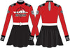 Custom DS Monopoly LS TNeck Keyhole Back Dress Straight Waist
