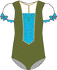 Custom Frozen Villagers Puff Sleeve Leotard