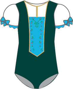 Custom Frozen Villagers Puff Sleeve Leotard