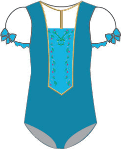 Custom Frozen Villagers Puff Sleeve Leotard