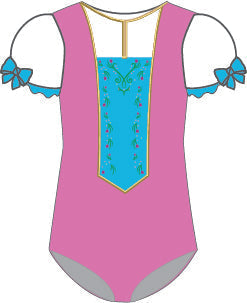 Custom Frozen Villagers Puff Sleeve Leotard