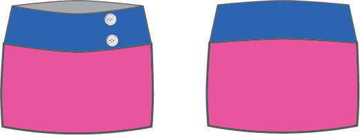 Custom BSDA Fly Girls Cheer Skort