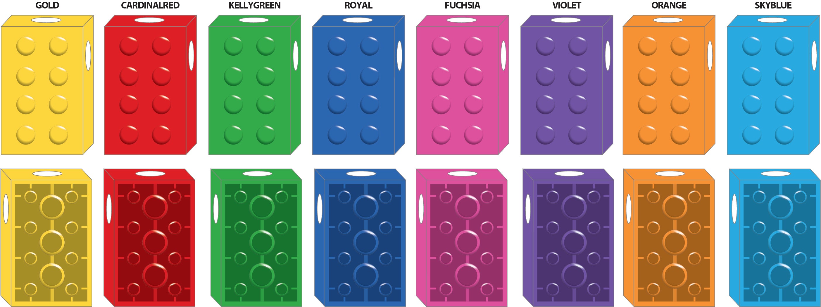 Custom Lego Brick Box Frame Dress