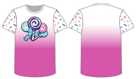 Custom Hologram Lollipop Sprinkles Boys T-Shirt