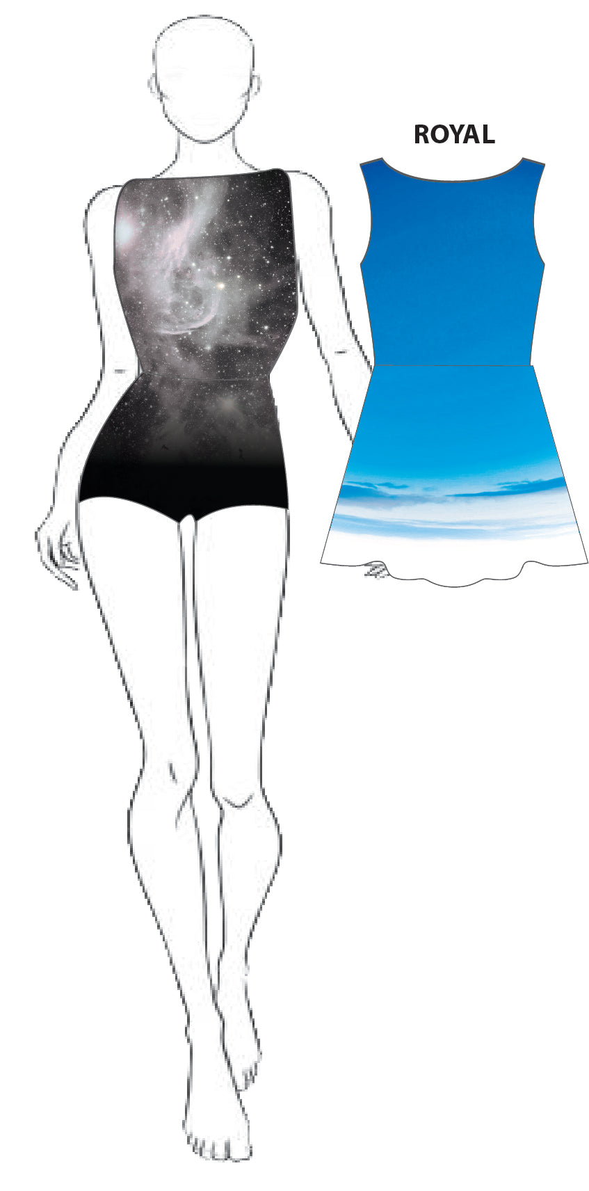 Custom Wonderful World Convertible Tank Dress