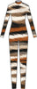 Custom Cats the Musical - Stripes LS Tneck Zipper Back Unitard