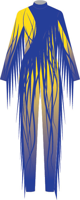 Custom Seuss Nightmare LS Tneck Zipper Back Unitard