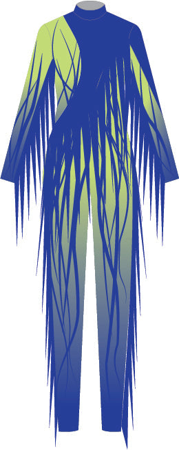 Custom Seuss Nightmare LS Tneck Zipper Back Unitard