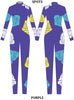 Custom Seuss Spots LS Tneck Zipper Back Unitard