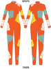 Custom Seuss Spots LS Tneck Zipper Back Unitard