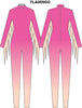 Custom Seuss Flamingo LS Tneck Zipper Back Unitard