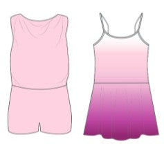 Elements Convertible Cami Biketard Dress