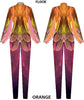 Flock LS Tneck Zipper Back Unitard