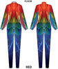 Flock LS Tneck Zipper Back Unitard