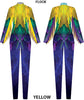Flock LS Tneck Zipper Back Unitard