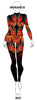 Monarch LS Tneck Zipper Back Unitard