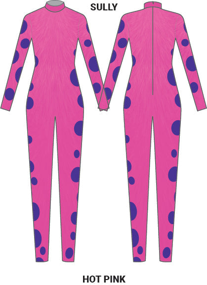Monsters Animal LS Tneck Zipper Back Unitard