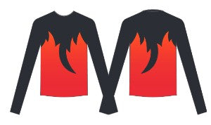 Flames LS Boys Shirt