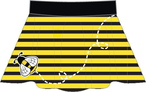Custom Buzzy Bees Top Skirt Tall Band