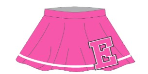 Custom E High School Top Skirt