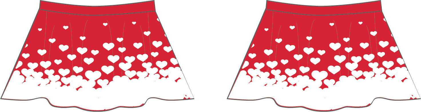 I Love Dancing Romantic Top Skirt