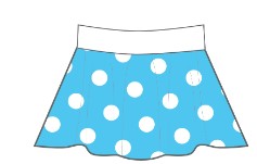 Custom Minnie Mouse Top Skirt Hologram