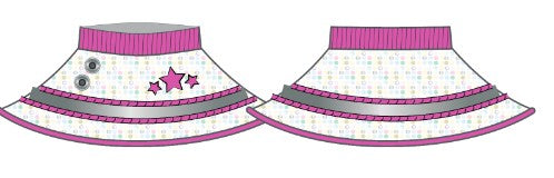 Hologram Space Flight A Line Hoop Skirt