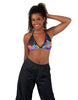 Paint Splatter String Bikini Bra