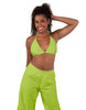 Solid Lycra String Bikini Bra