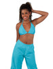 Solid Lycra String Bikini Bra