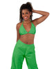 Solid Lycra String Bikini Bra