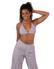Solid Lycra String Bikini Bra