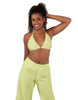 Solid Lycra String Bikini Bra
