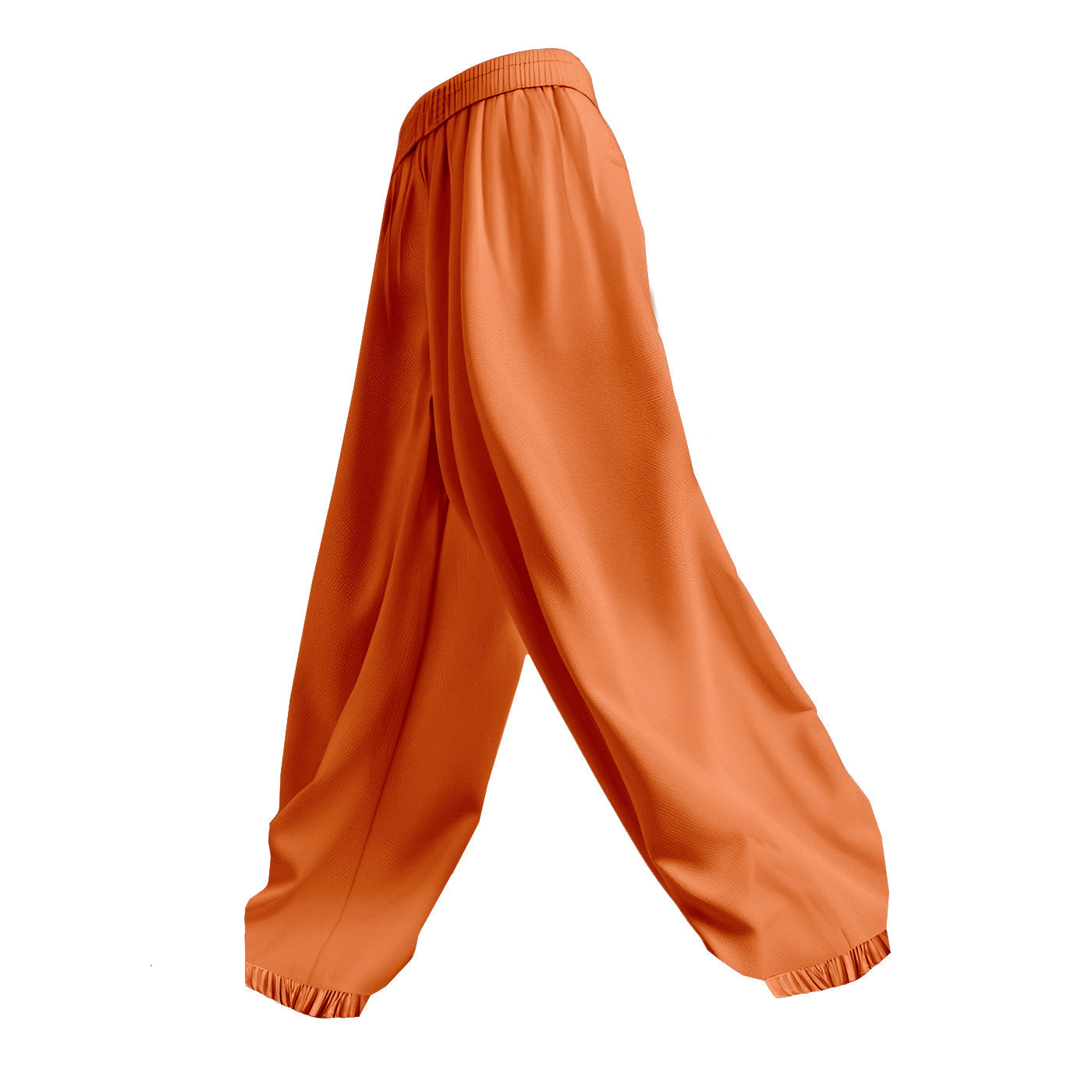 Solid Cargo Pants
