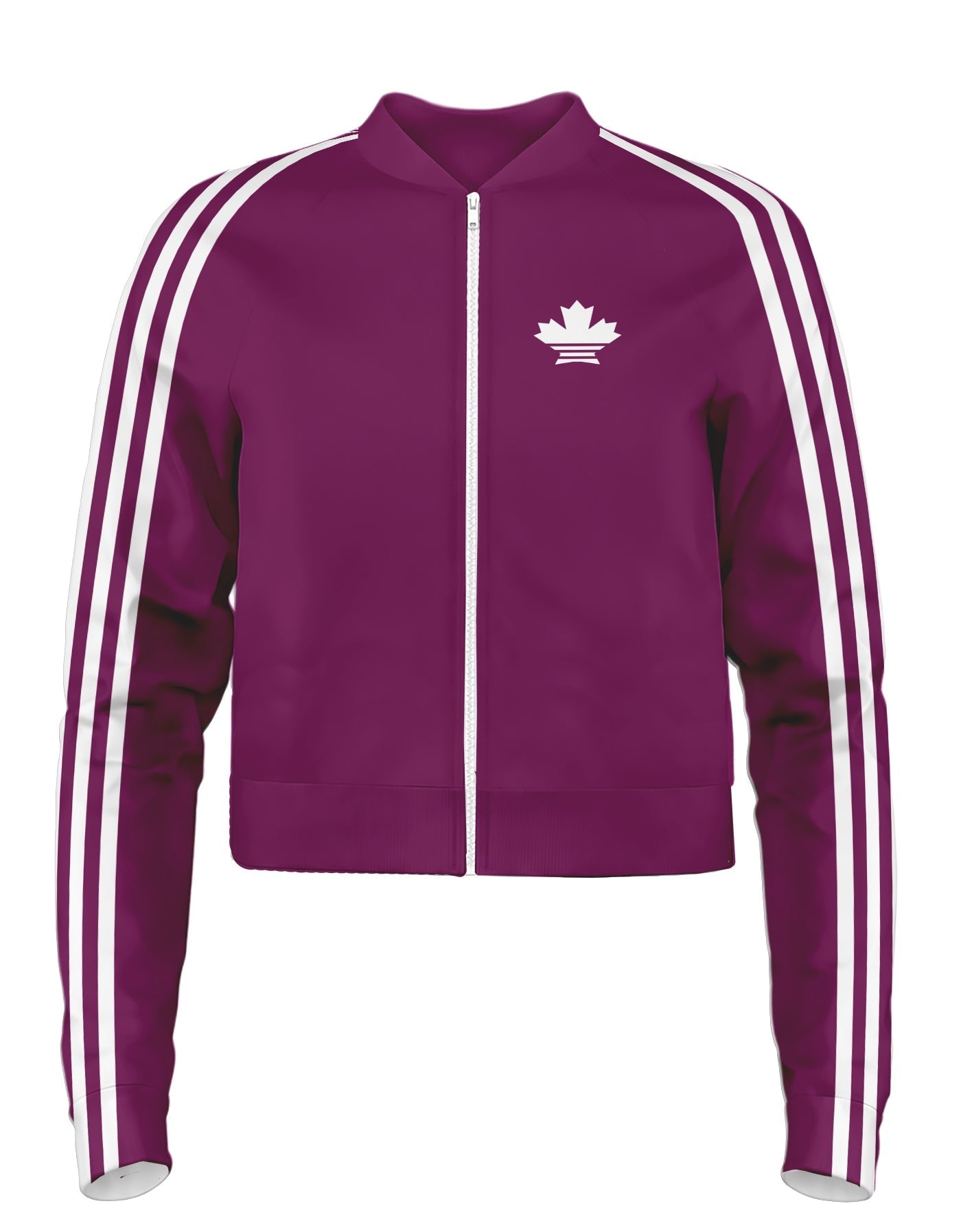Track Meet Jockey Jacket Low Collar No Pocket No Rib