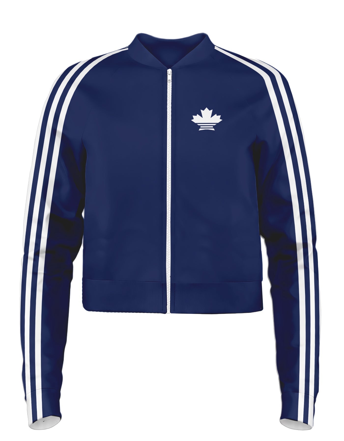 Track Meet Jockey Jacket Low Collar No Pocket No Rib