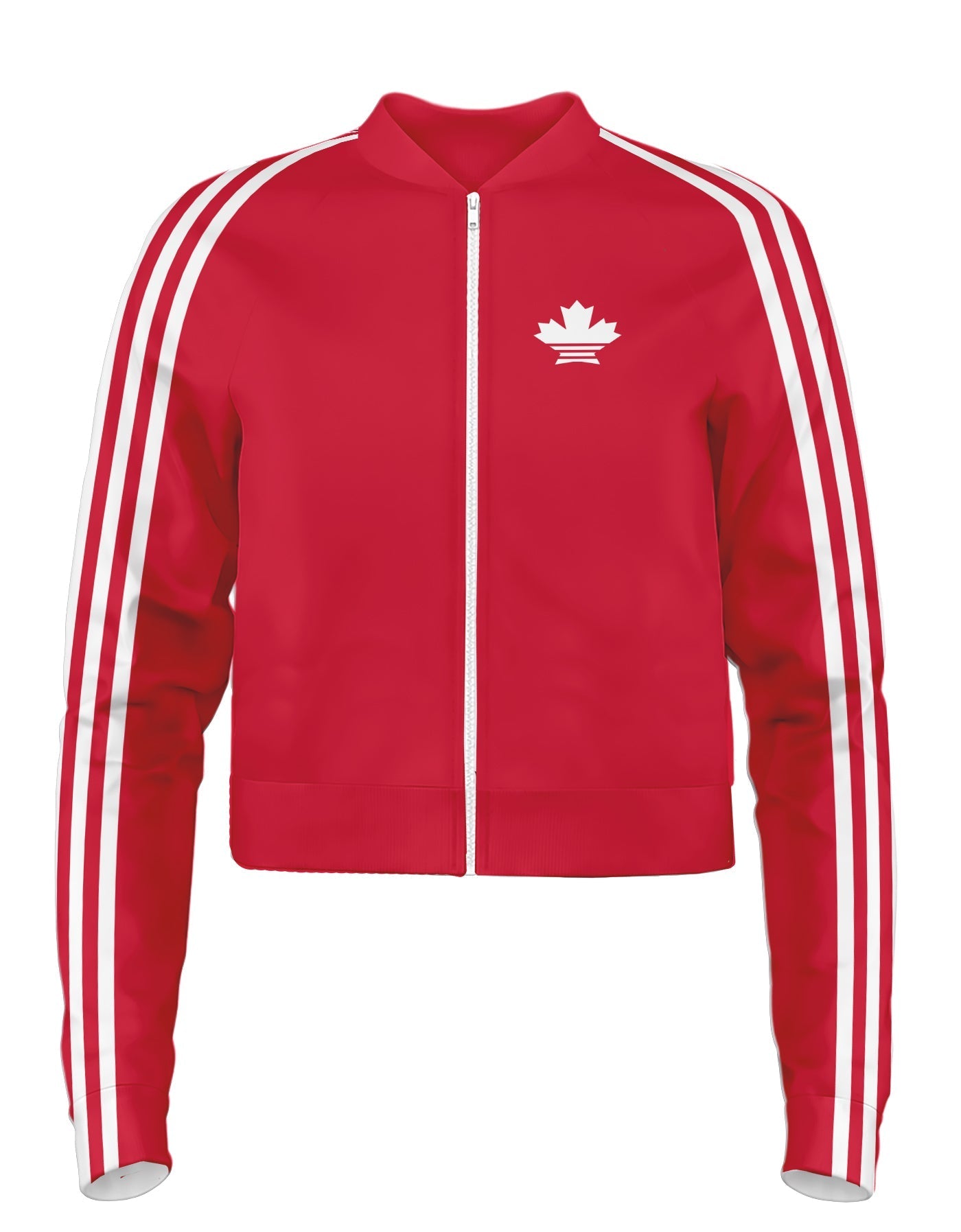 Track Meet Jockey Jacket Low Collar No Pocket No Rib