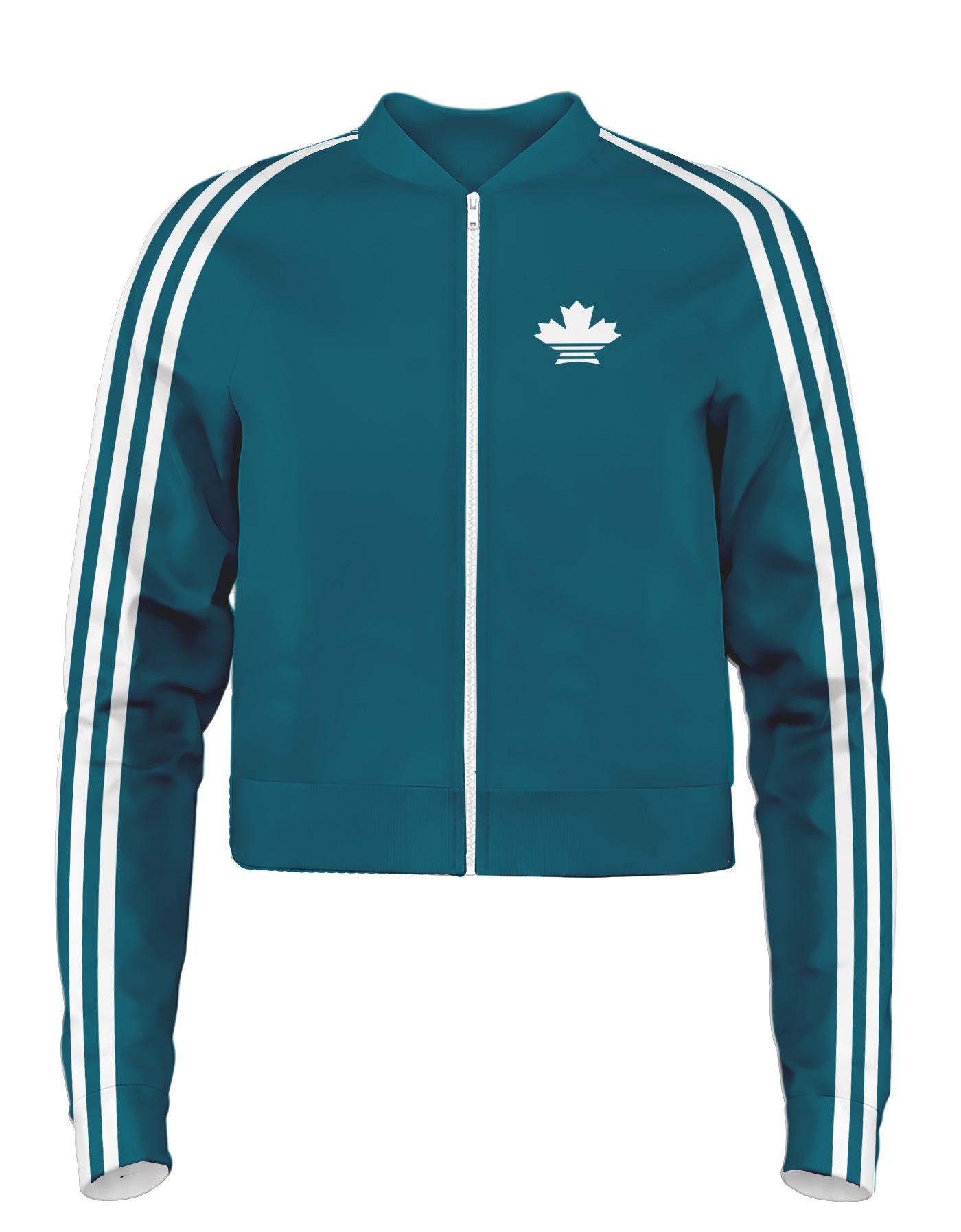Track Meet Jockey Jacket Low Collar No Pocket No Rib