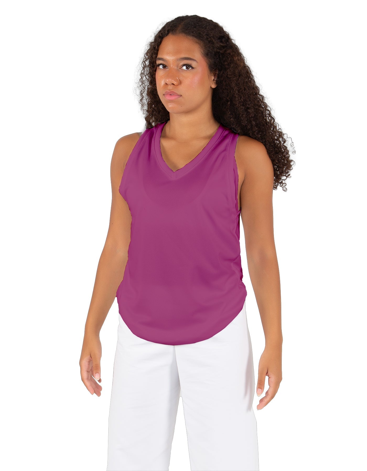 Solid Lycra Basketball Jersey No Side Panel