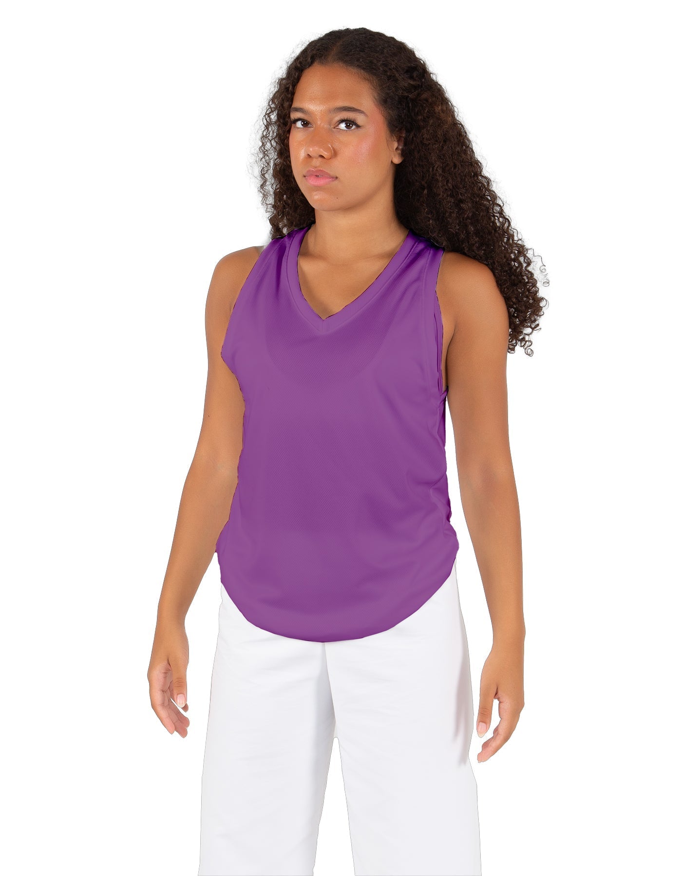 Solid Lycra Basketball Jersey No Side Panel