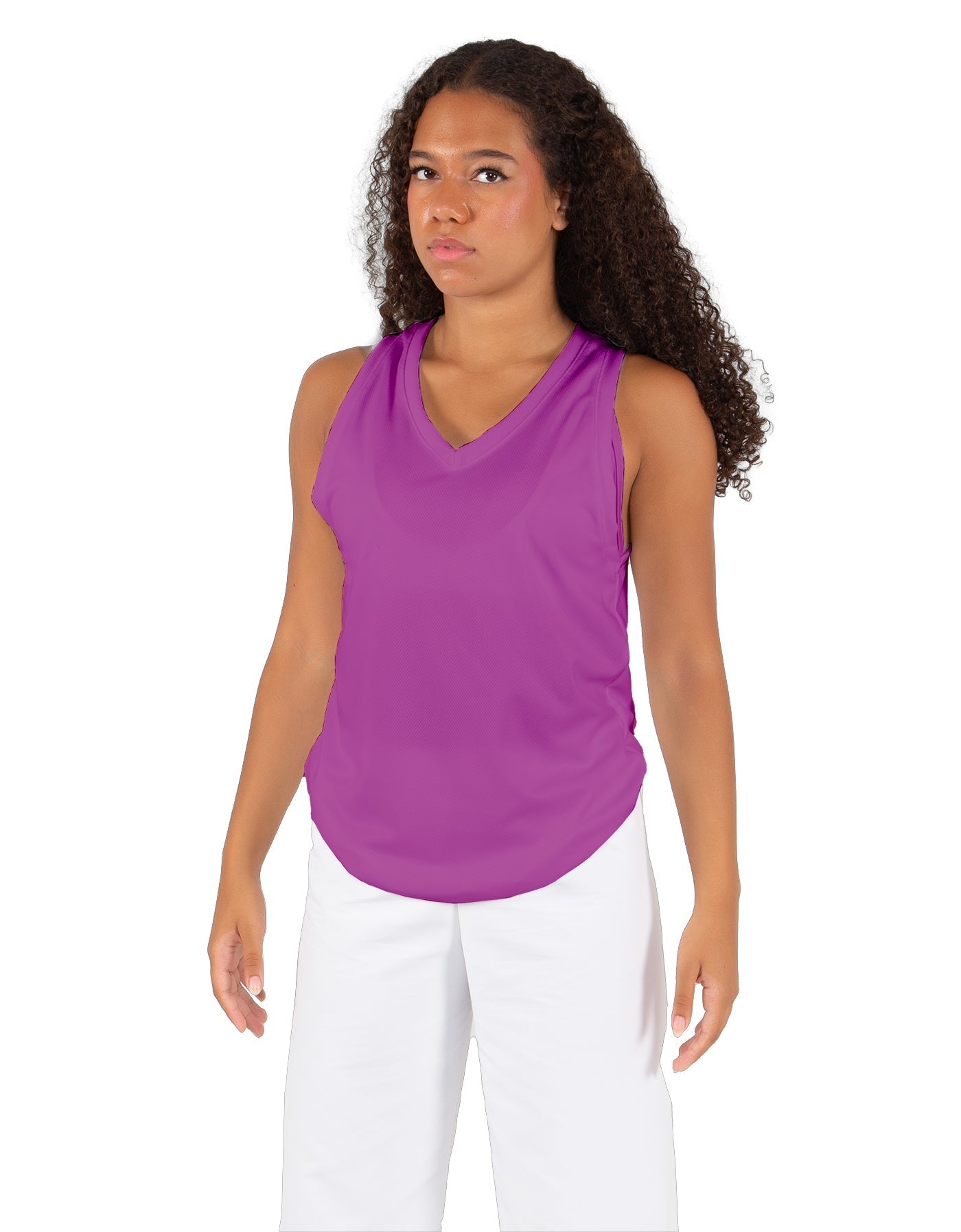 Solid Lycra Basketball Jersey No Side Panel