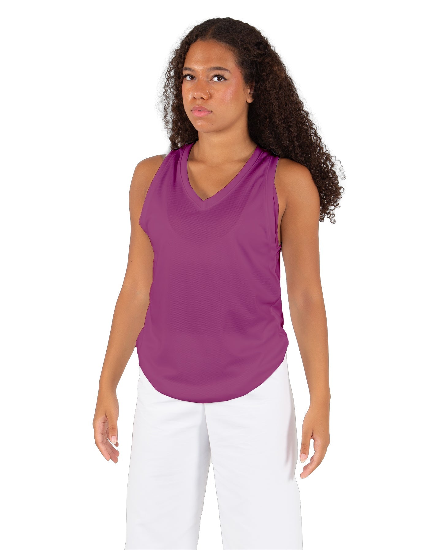 Solid Lycra Basketball Jersey No Side Panel