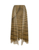 Fractal Chiffon Half Skirt