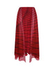 Fractal Chiffon Half Skirt