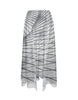 Fractal Chiffon Half Skirt