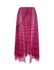 Fractal Chiffon Half Skirt