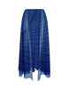 Fractal Chiffon Half Skirt