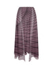 Fractal Chiffon Half Skirt