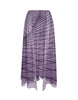 Fractal Chiffon Half Skirt